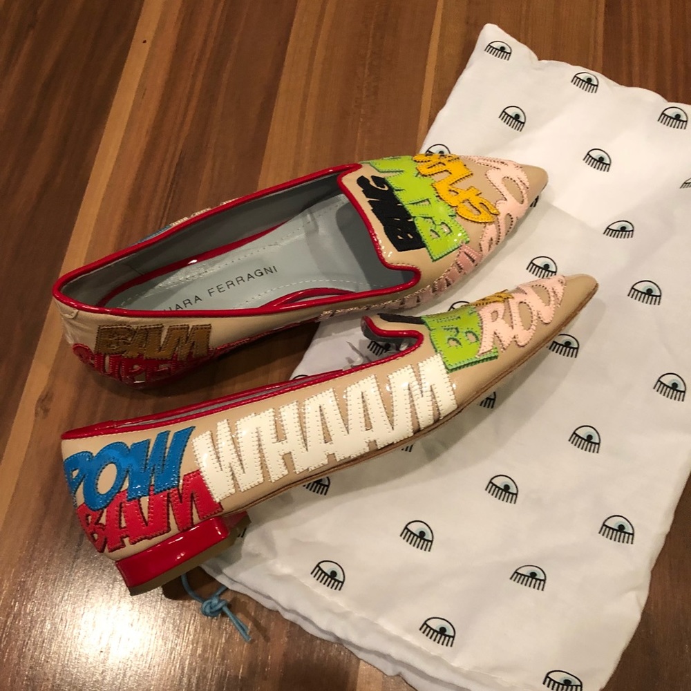 Authentic Chiara Ferragani Marvel comic flat